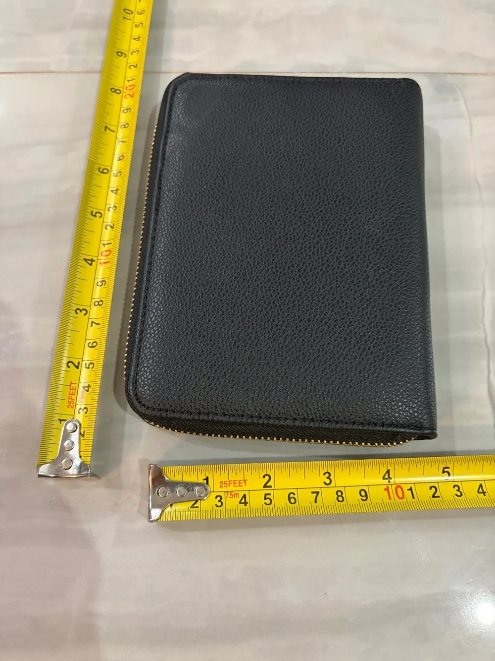 Black Zipper Pocket Planner from Christina Loves Planning